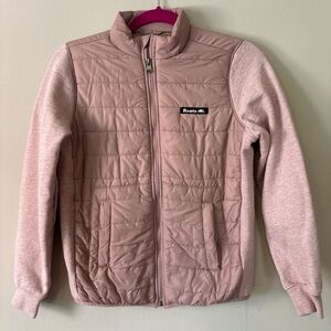 Roots Women’s Hybrid Quilted Journey Jacket Dusty Pink Size XS